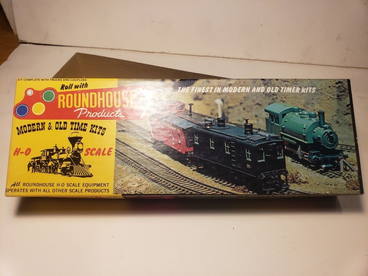 Roundhouse Model Die Casting 60 ft Flat Car Union Pacific 1286 freight HO car