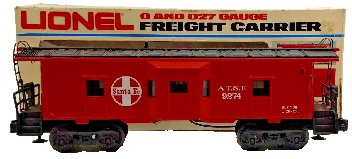 Lionel 9274 Santa Fe Bay Window Lighted Caboose New In Box