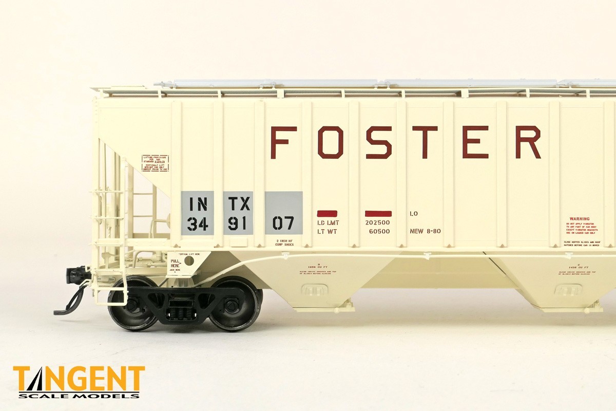 TANGENT HO PS-2CD 4750 Covered Hopper INTX ex Foster Farms 2011+