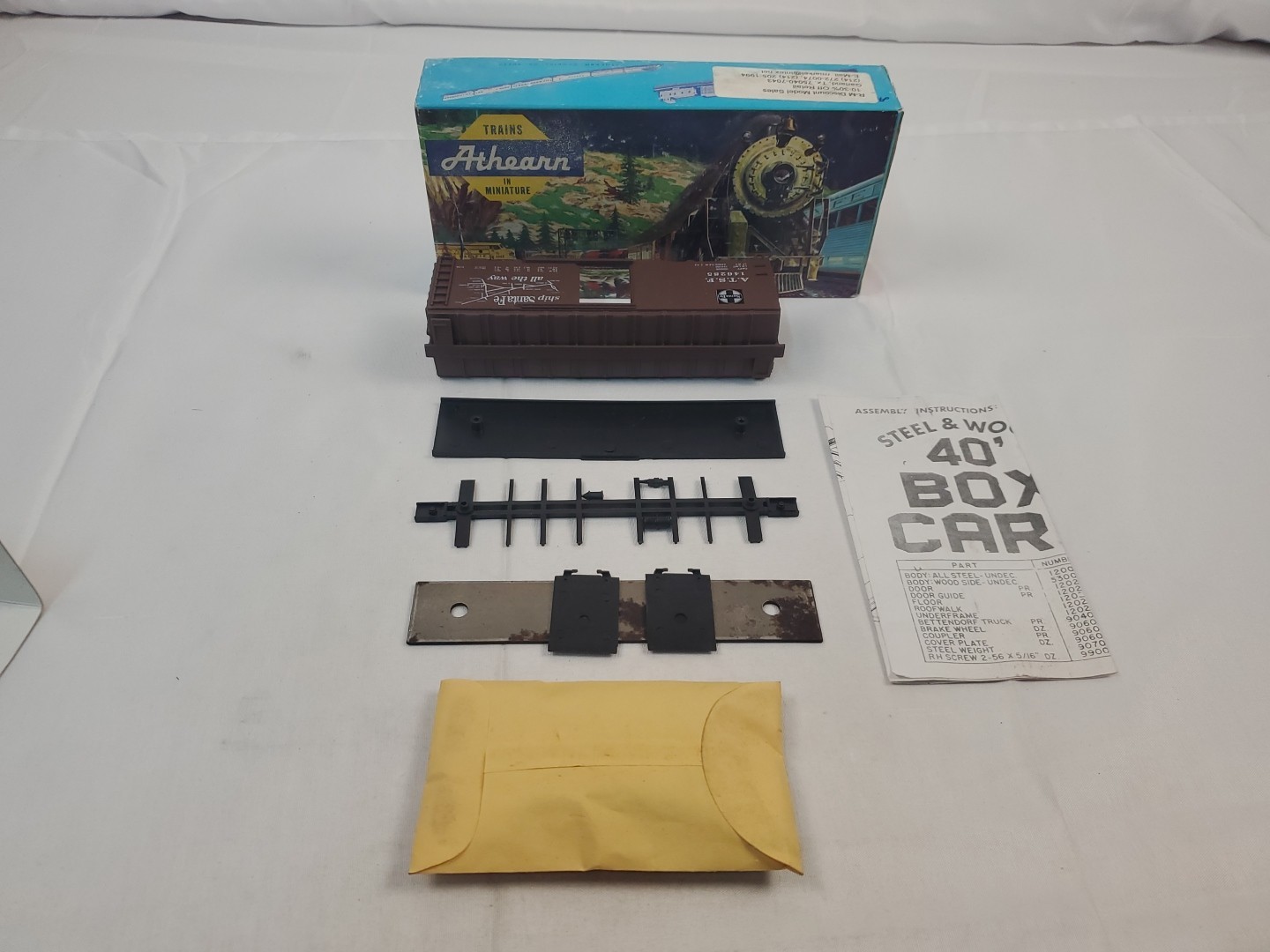 Ho Scale Athearn Santa Fe The Grand Canyon Line 40′ Box Car ATSF 146285 Blue Box