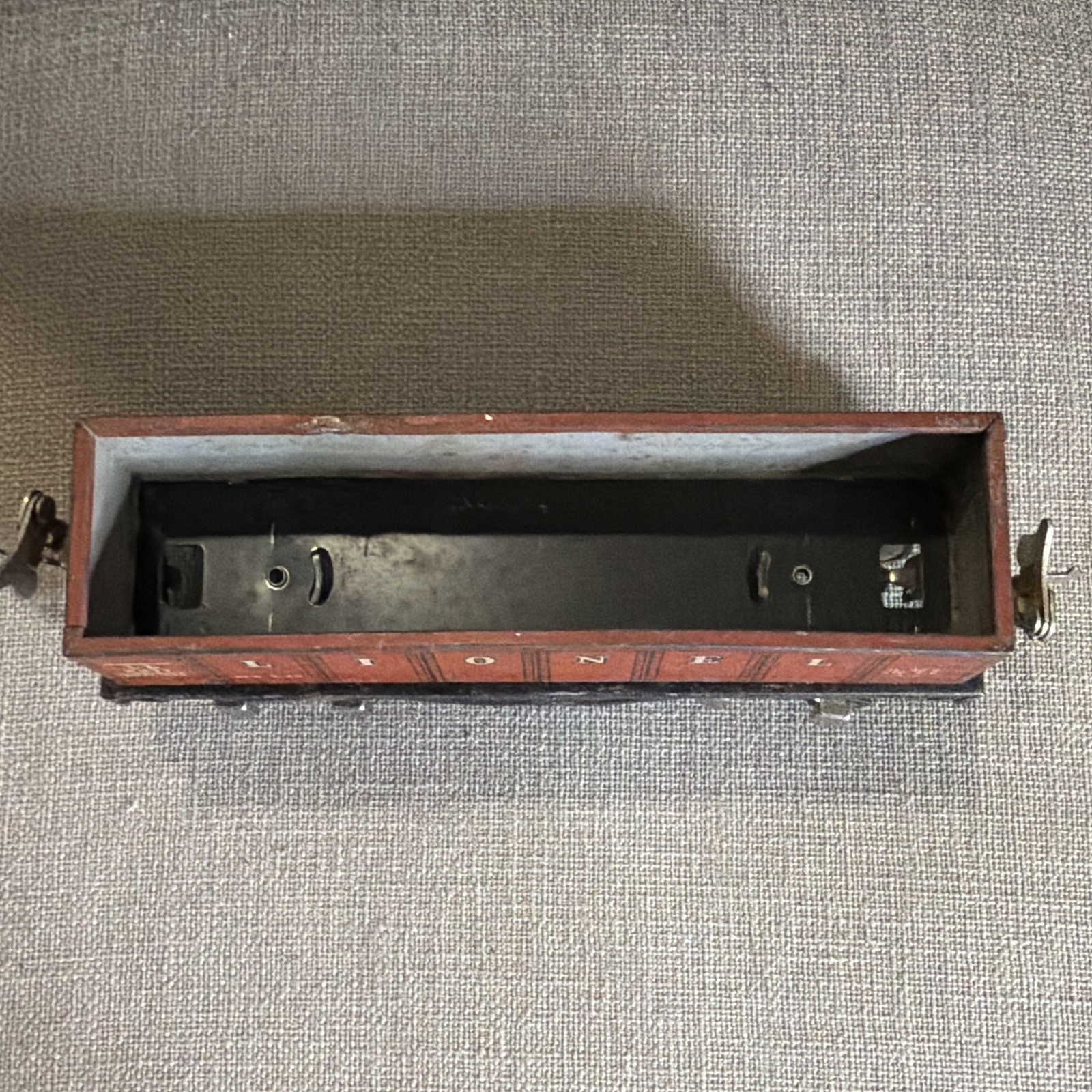 Lionel O Gauge Lionel Lines Gondola Freight Car 3-Rail Analog Brown Black 2677