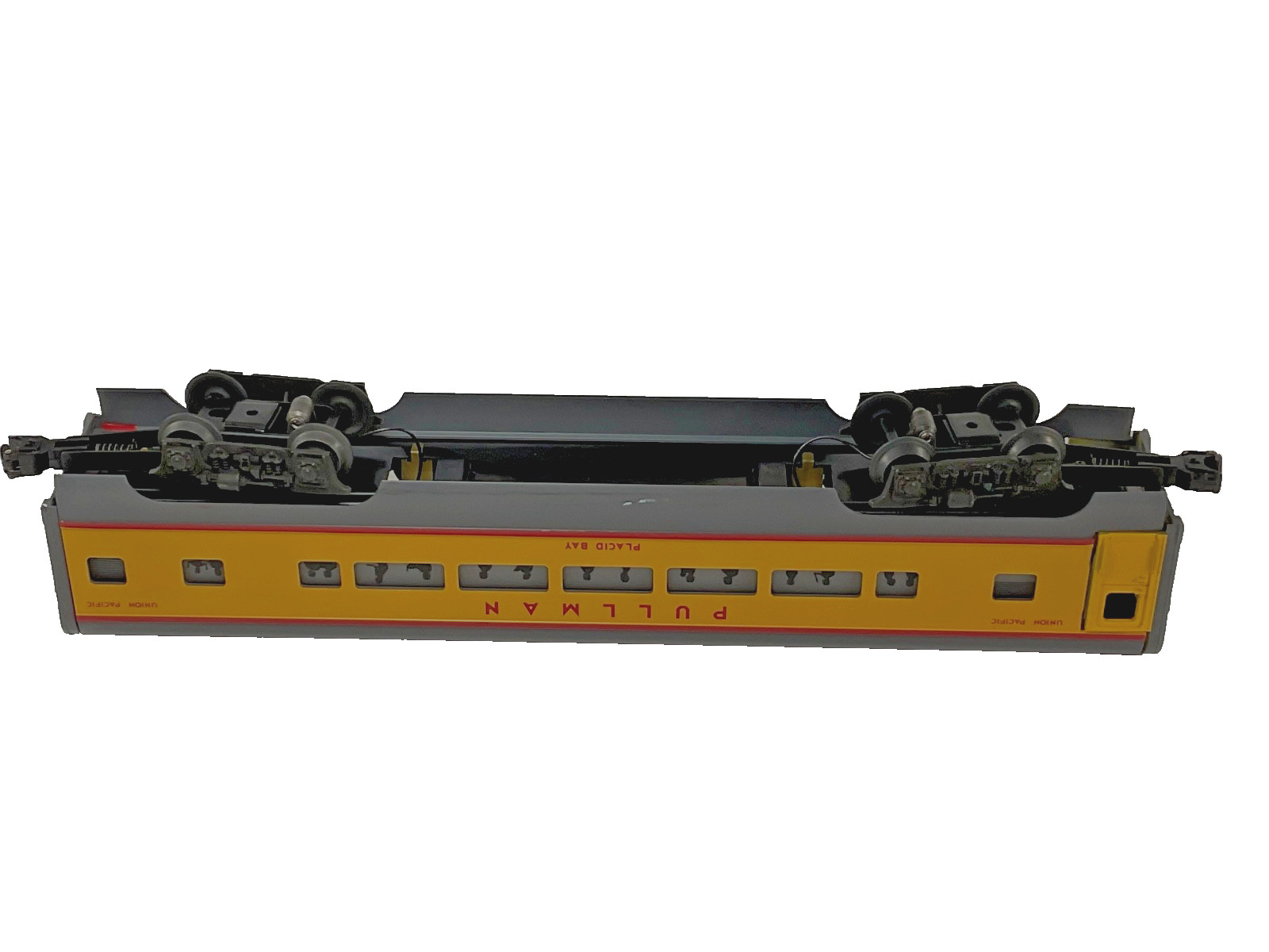 1984 Lionel O Gauge, Union Pacific Smooth Side Placid Bay Passenger Car, #6-9548