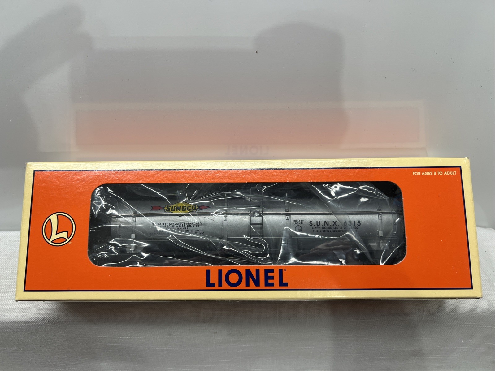 Lionel Sunoco #6315 Single Dome Tank Car 6-16150 LN