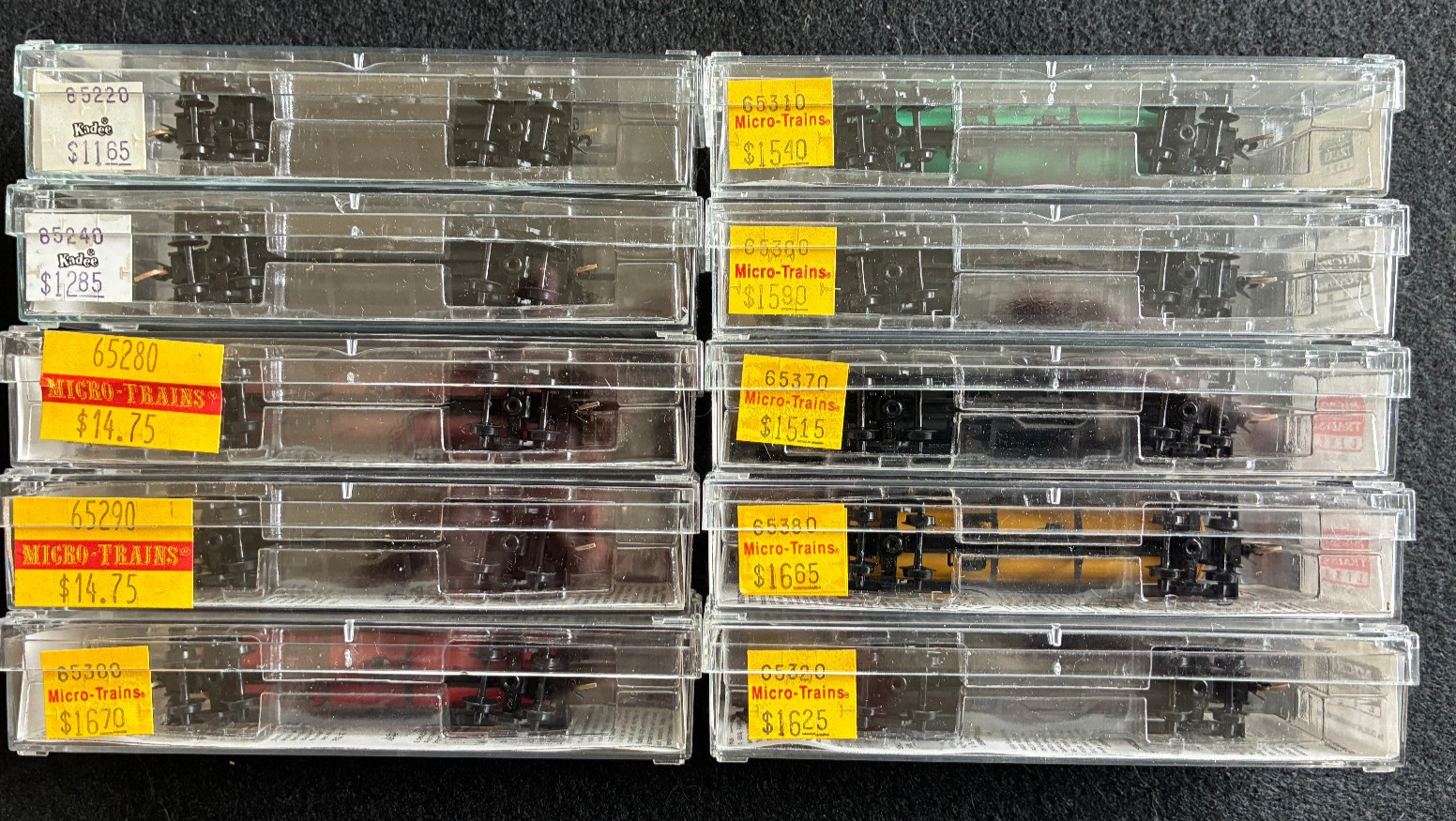 MTL MICRO-TRAINS N-SCALE 39′ SINGLE DOME TANK CARS-SEE PICS/LISTING FOR DETAILS