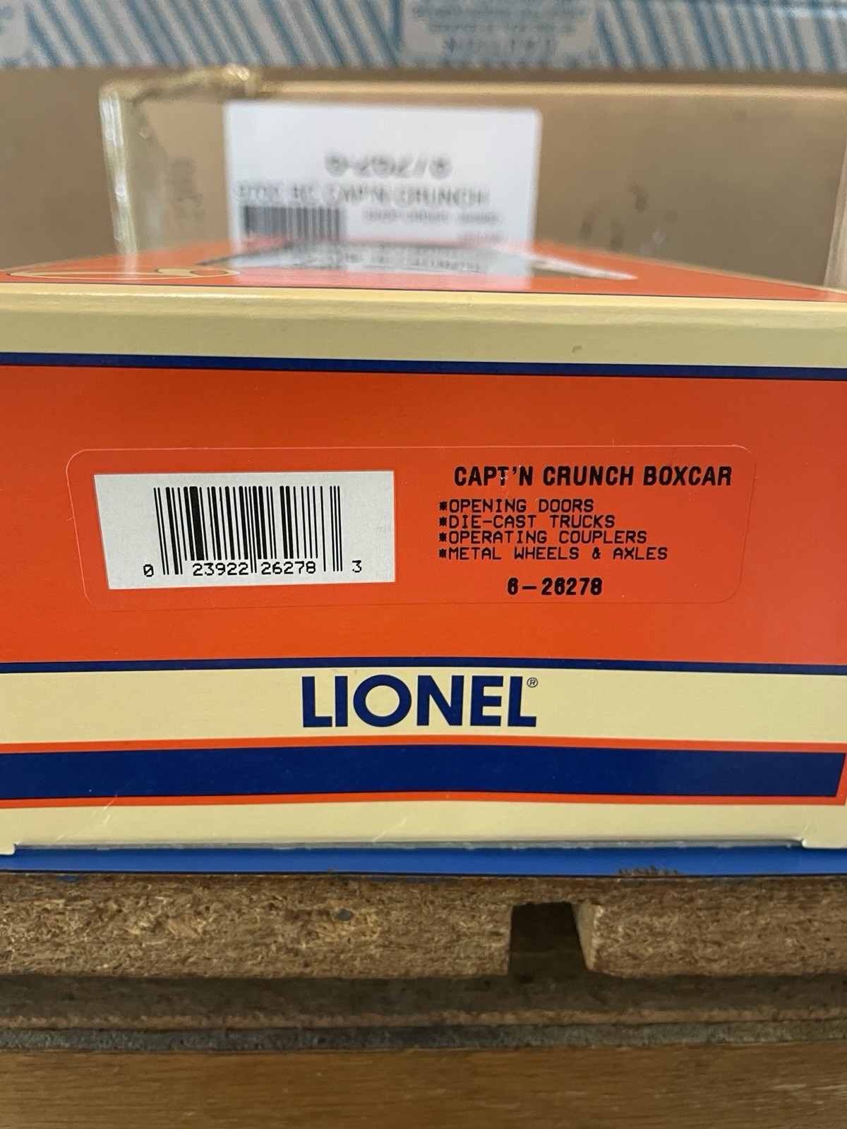 Lionel 1999 6-26278 Cap’n Crunch Christmas Box Car Happy Holidays