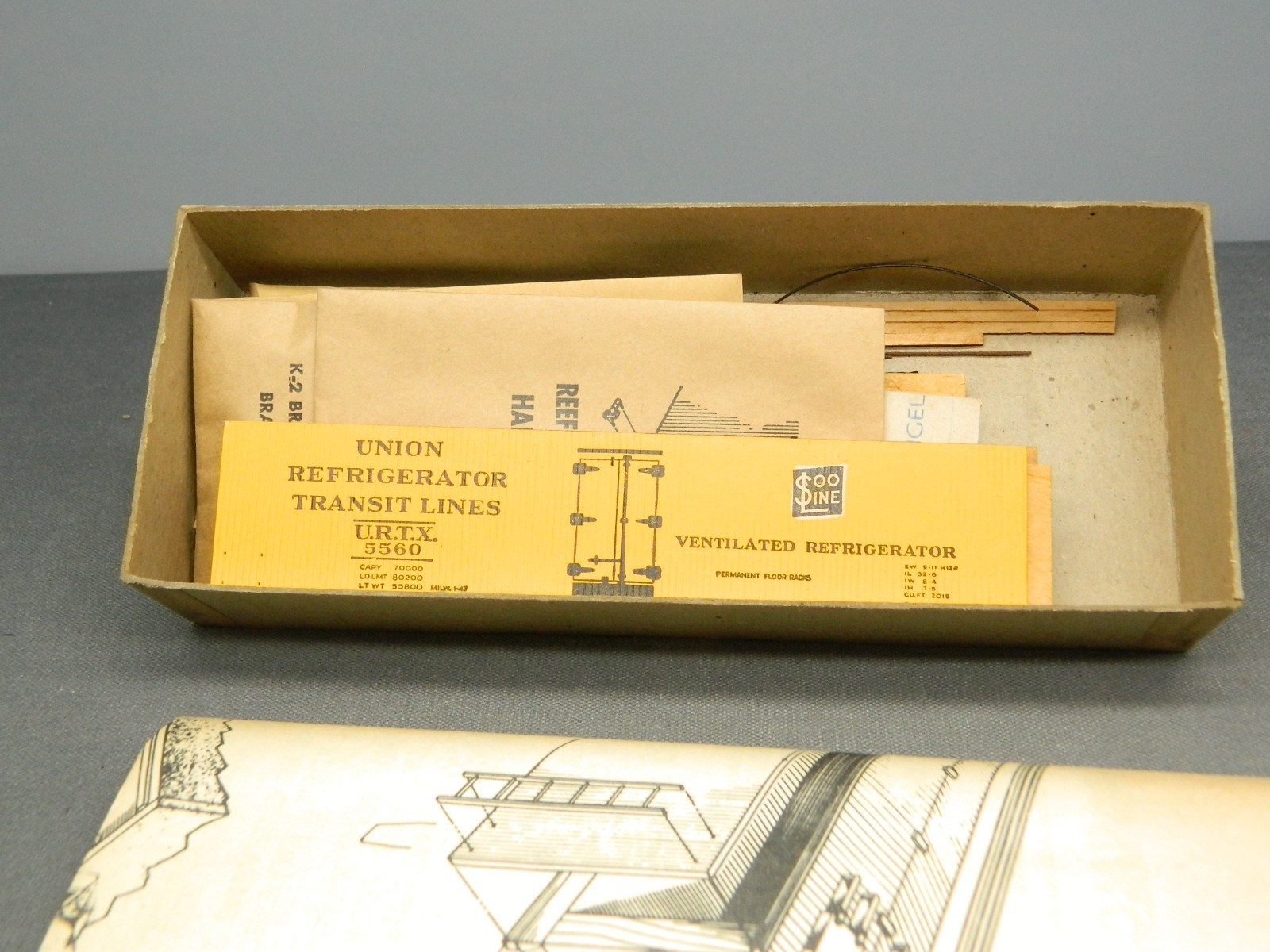 HO Vintage Kit Silver Streak Deluxe 40′ Reefer SOO LINE New Old Stock