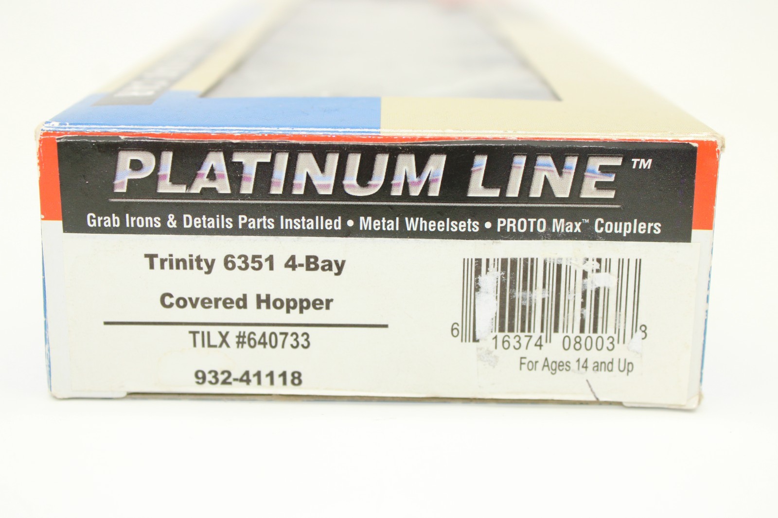 Walthers Platinum HO Scale TILX Trinity 6351 4 Bay Covered Hopper Car Graffiti