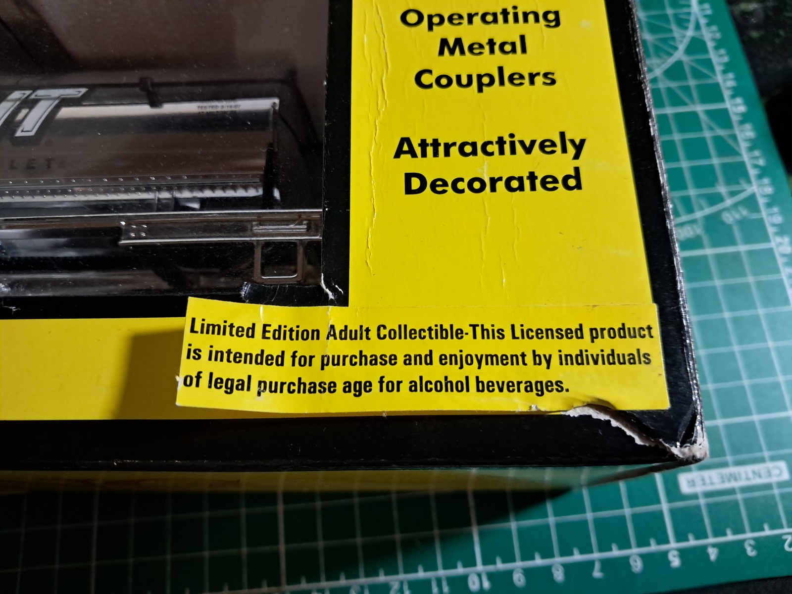 Limited Edition COORS LIGHT Rail King/MTH Chrome Tanker O-27, O Gauge W/ BOX