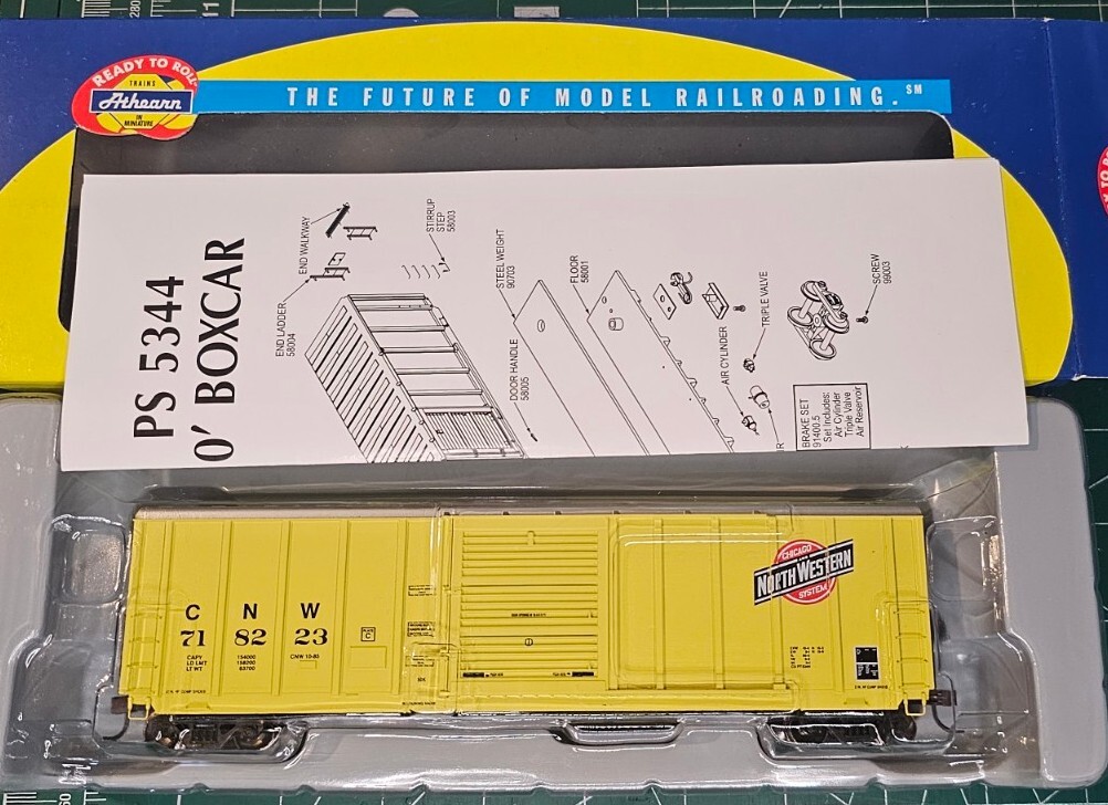 7178 Athearn CNW 5344 PS Box Car