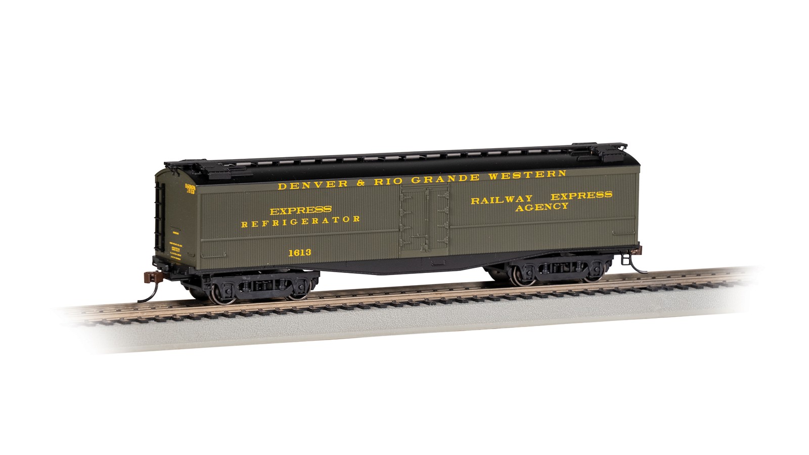 Bachmann 75706 HO Denver & Rio Grande 50′ Express Reefer #1613