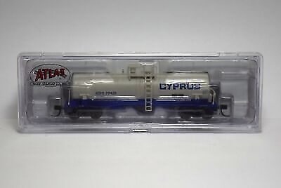 Atlas 34921 N Scale Cyprus 14000 Gallon Kaolin Tank Car # 77829