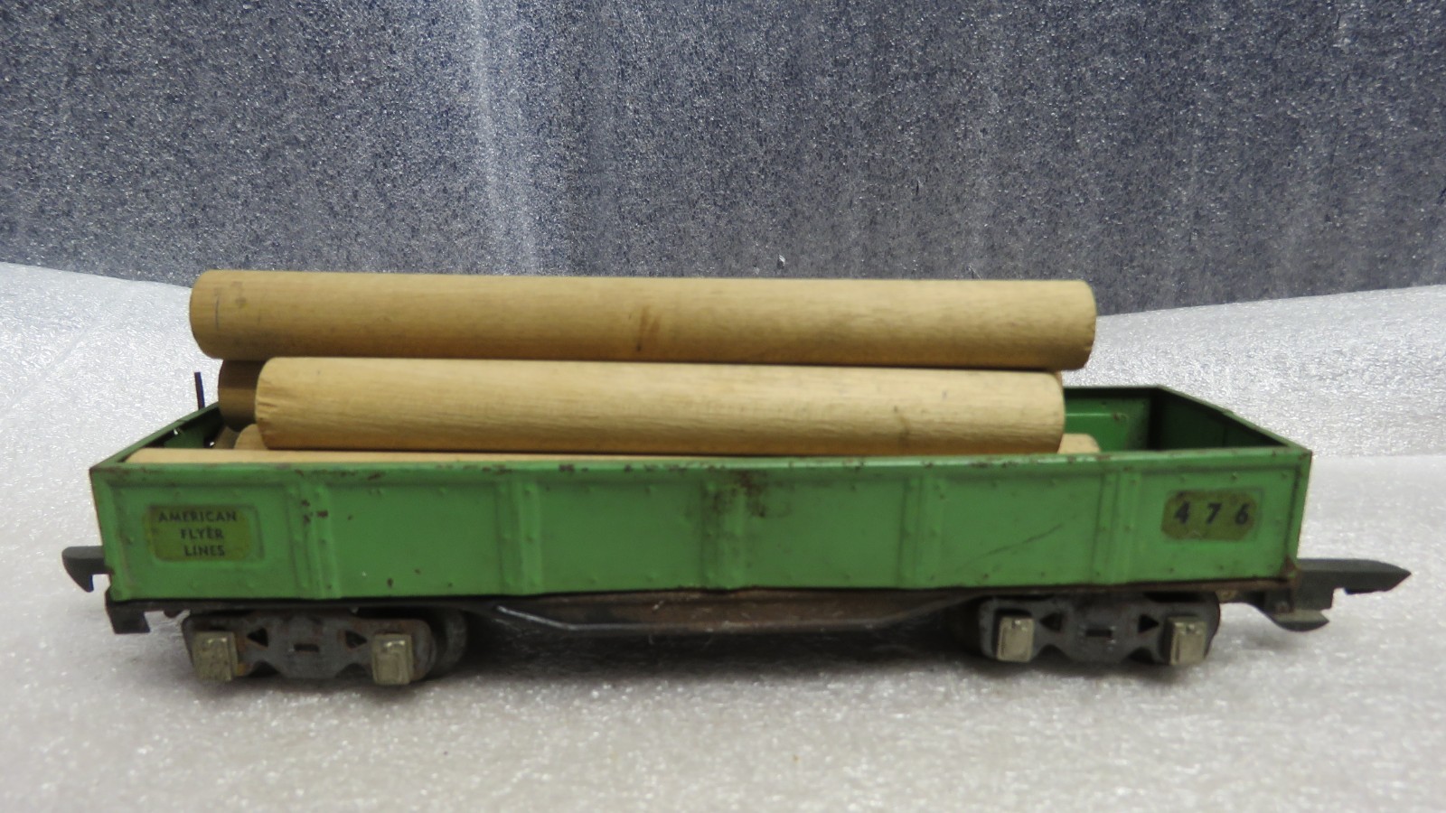 AMERICAN FLYER PRE WAR O 476 GONDOLA W/ LOGS 633120