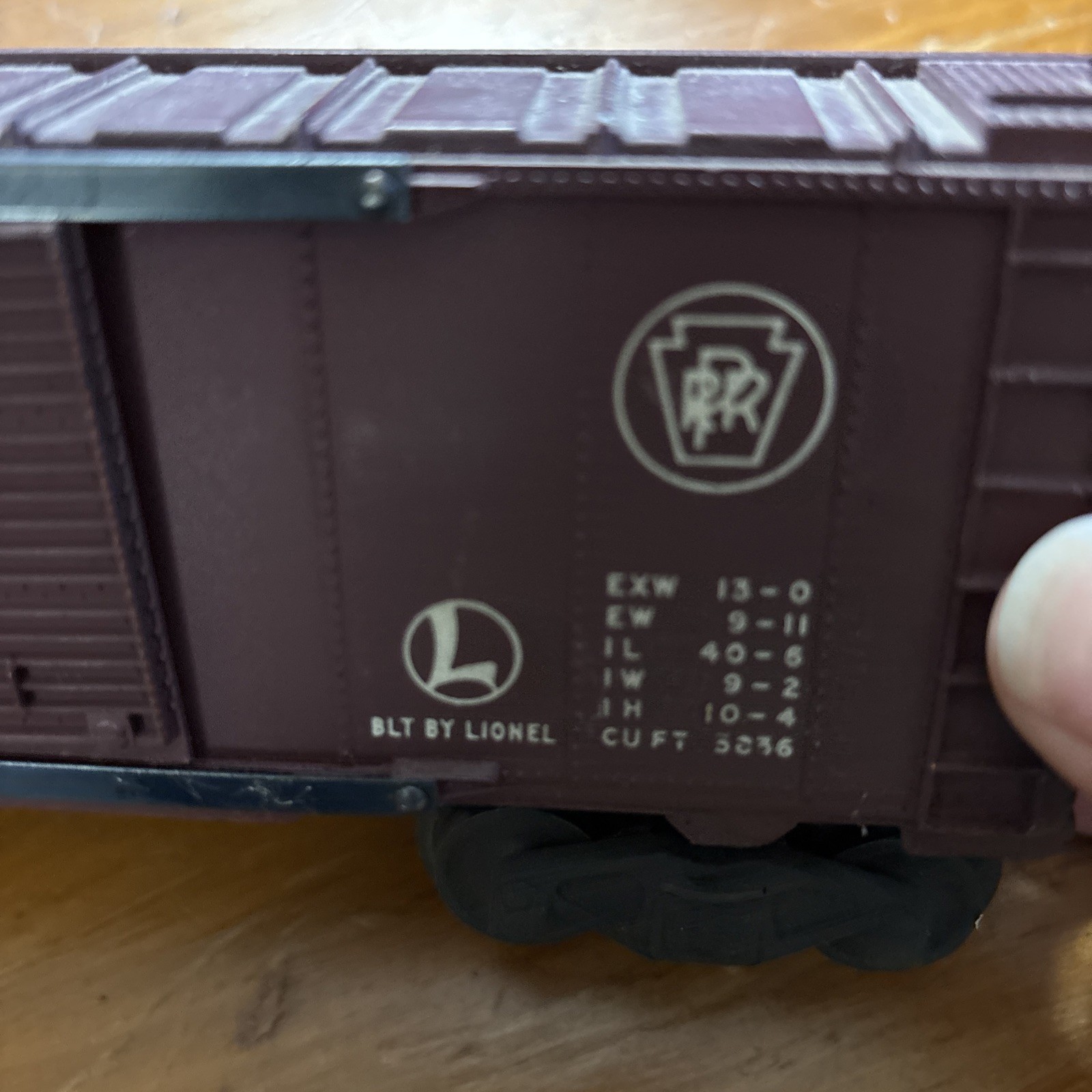 Lionel O Gauge Pennsylvania #3484 Operating Double Door Boxcar