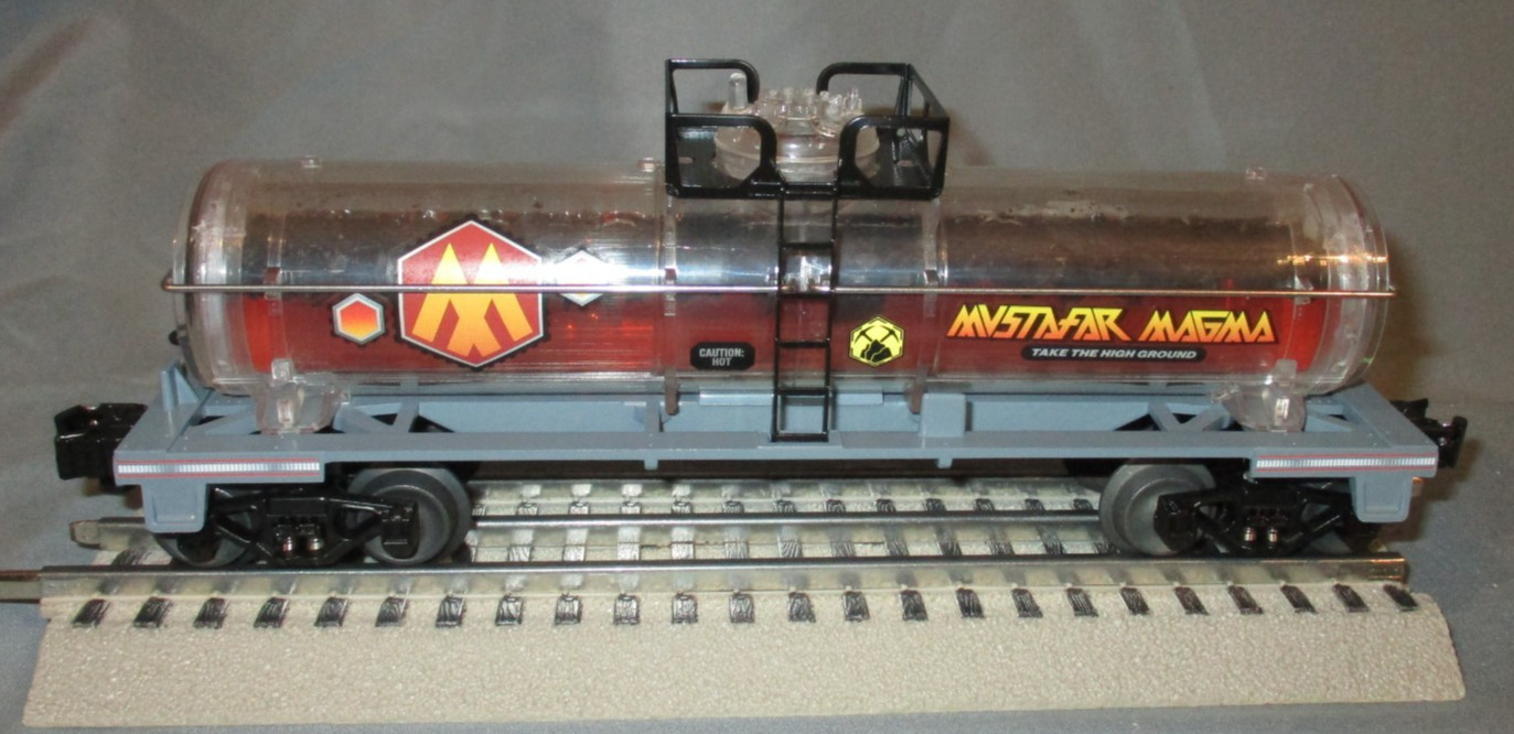 Lionel 23033 Star Wars Empire MUSTAFAR MAGMA Liquid Filled Tank Car O/027 ga.