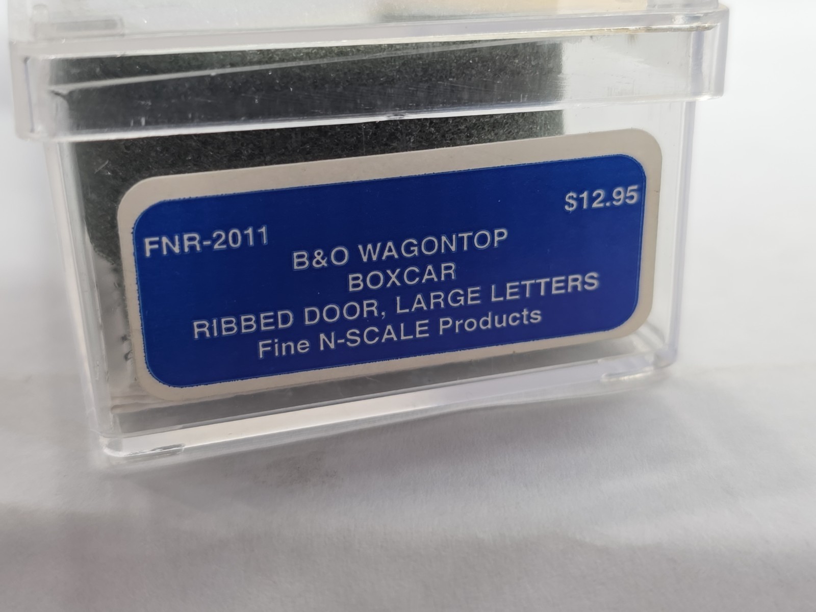 Started Fine N Scale Products FNR-2011 B&O Big Letter Wagontop Boxcar Resin Kit