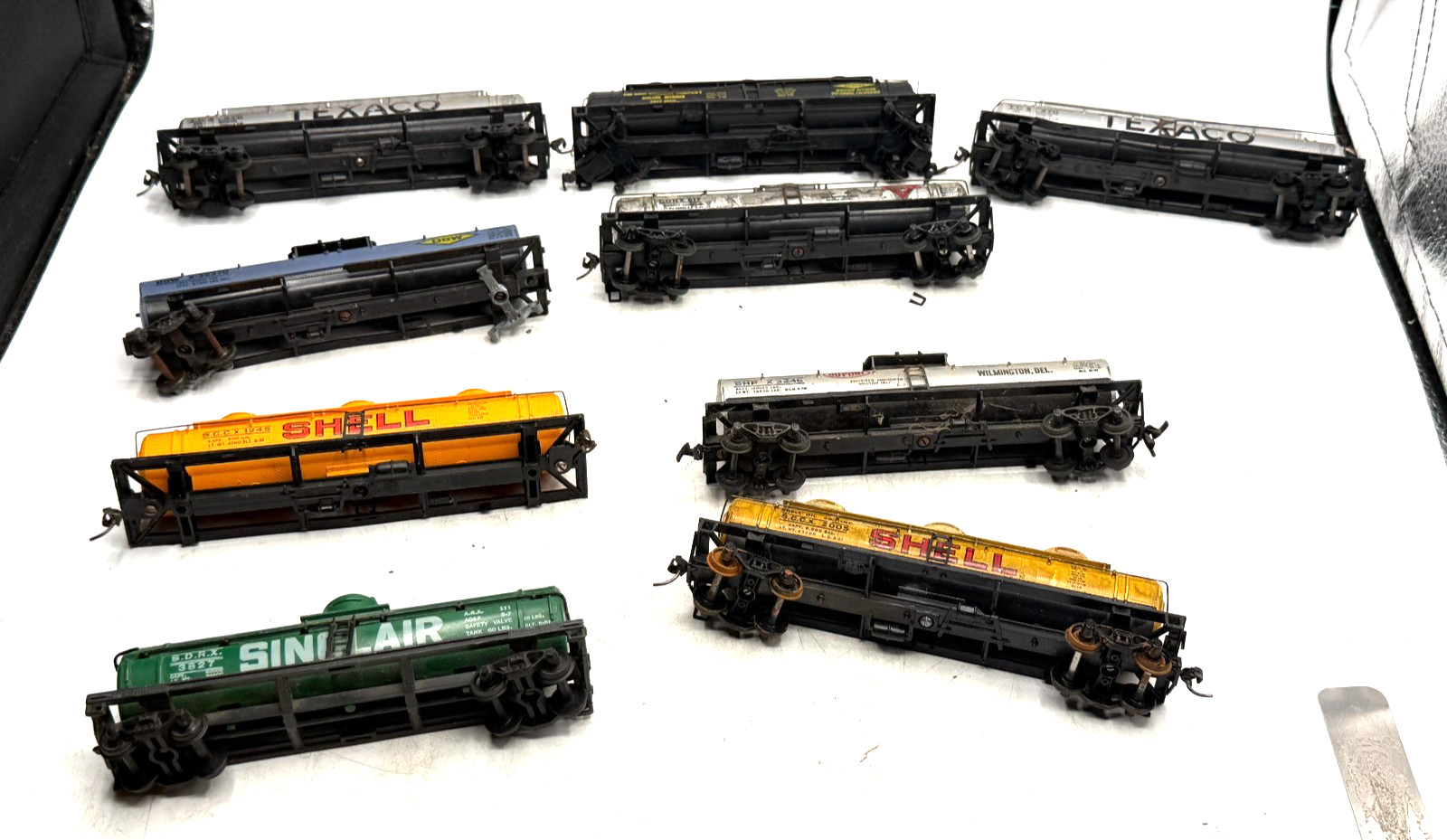 Tyco AHM Lionel HO Model Train SHELL, SINCLAIR Oil Tanker Single Dome Cars LOT
