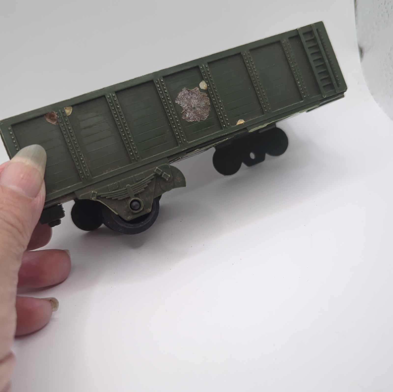 Vintage US Army Military Train parts . 2 pieces for parts or repair 6 x 2