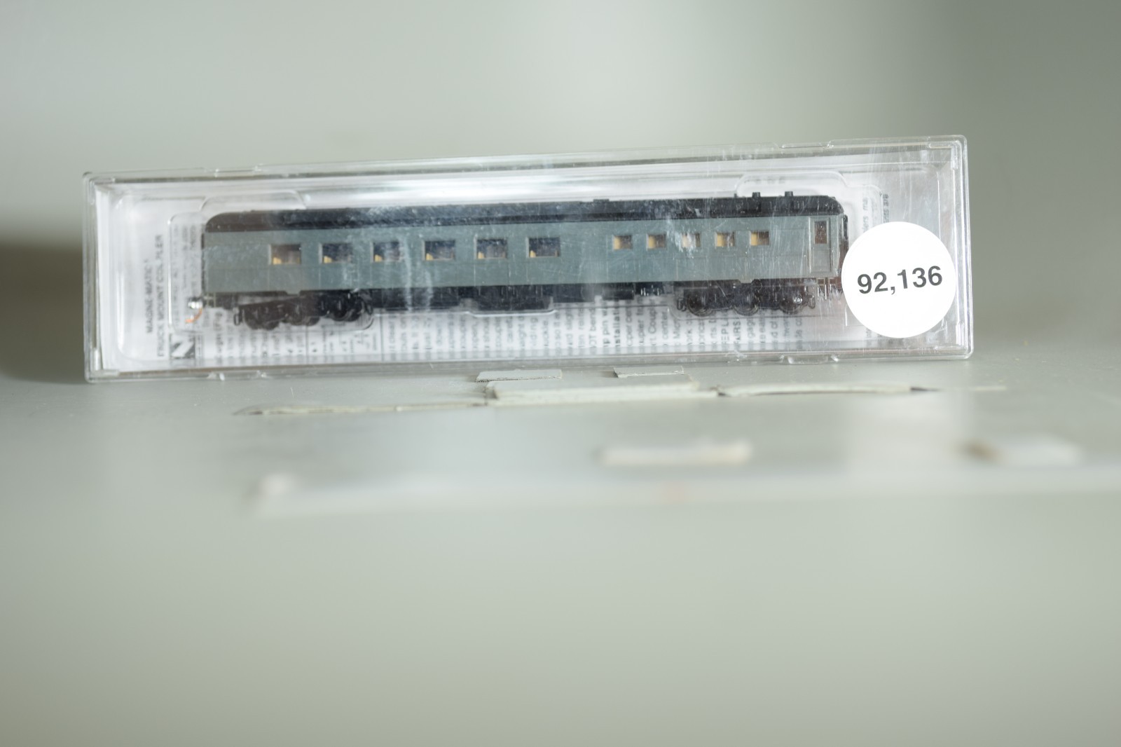 92136 N Scale Micro Trains 83′ HEAVY WEIGHT DINER CAR UNPAINTED