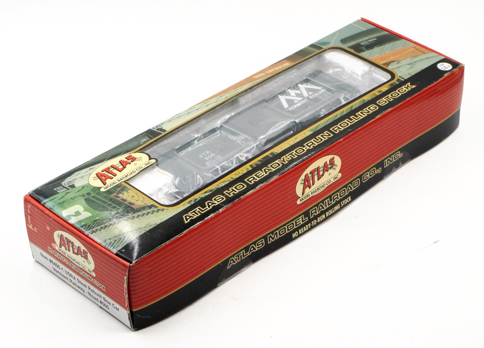 Atlas HO Vermont Railway USRA Steel Rebuilt Box Car VTR #505