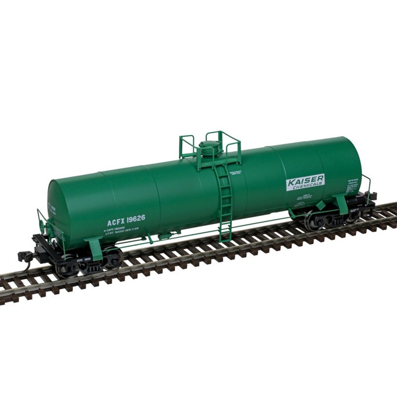 Atlas ~ HO Scale ~ Master ~ ACF 17,360-Gallon Tank Car ~ Kaiser Chemicals ACFX