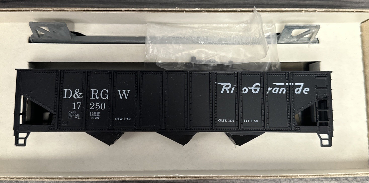 Roundhouse HO Kit #1584 Ballast Car Rib-Side D&RGW 24939 NOS