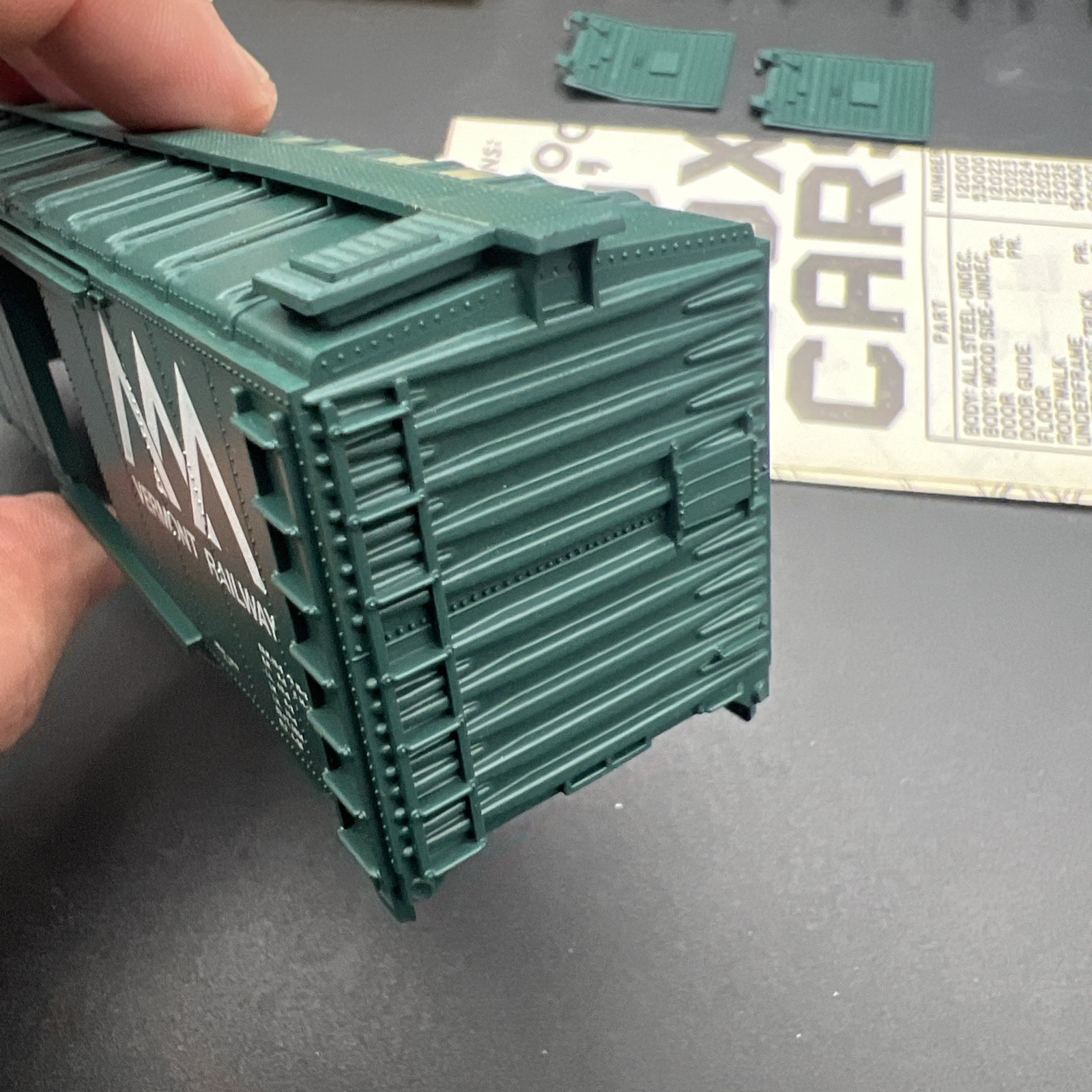 Athearn Blue Box Vermont Railway VTR 169 Green #1214 Unassembled Kit HO Scale