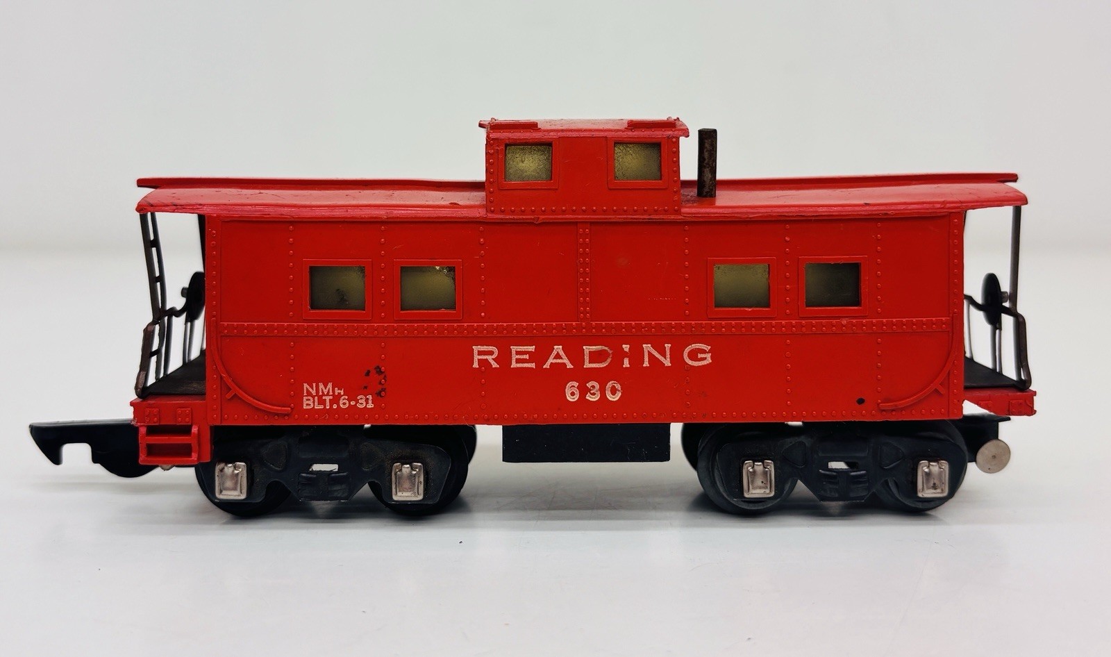 American Flyer S Lot of 3 Freight Cars Dump Car 716 Hopper 640 Reading Caboose