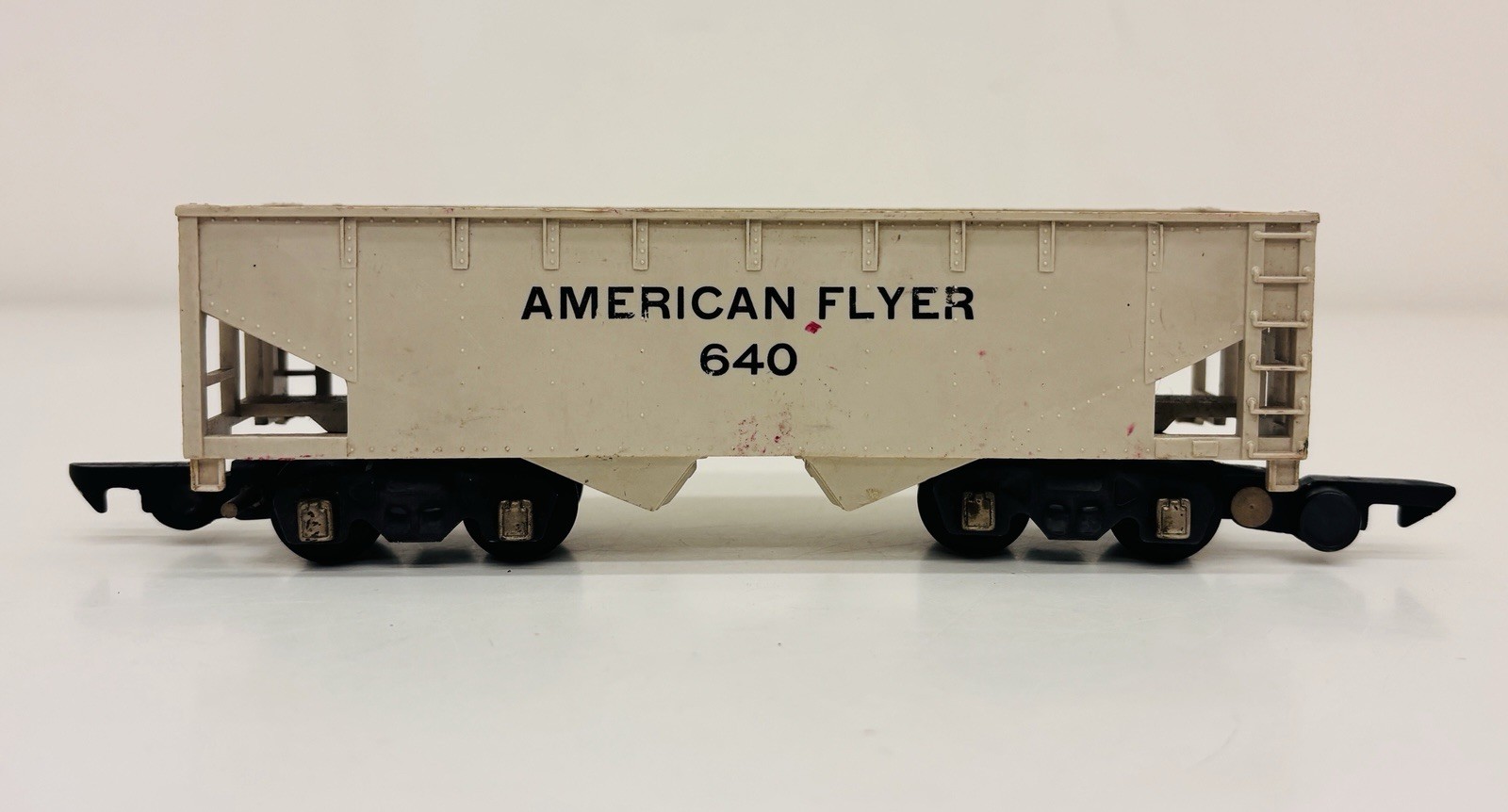 American Flyer S Lot of 3 Freight Cars Dump Car 716 Hopper 640 Reading Caboose