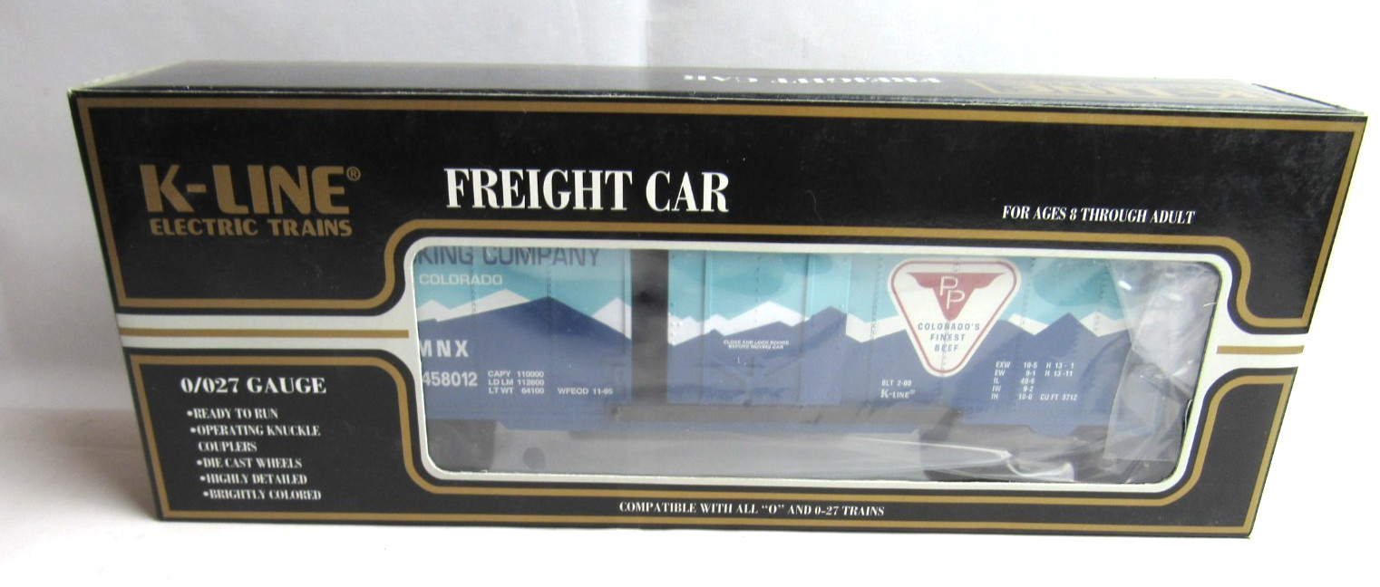 K-Line Trains O/O27 Gauge Pepper Packing Co. Classic Reefer K645-8012 NIB