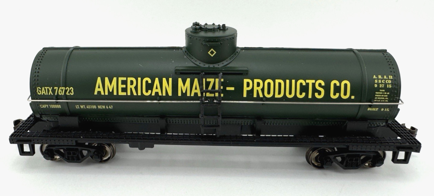 Bachmann Silver 17813 HO Scale American Maize Products 40′ Single Dome Tank Car