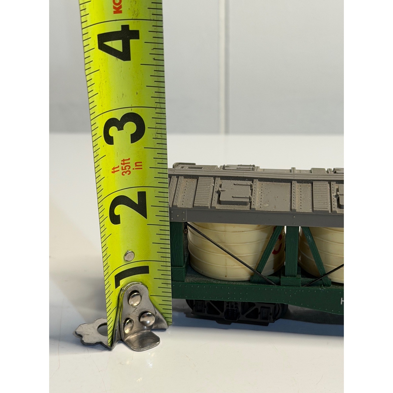 VTG Tyco Heinz Pickles Tank Car Green 4-Vat Pickle Car HO Scale Model Train R139
