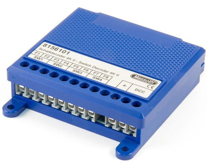 Massoth ~ New 2024 ~ DiMAX Switch Turnout Decoder 4K II ~ 8 Functions ~ 8156101