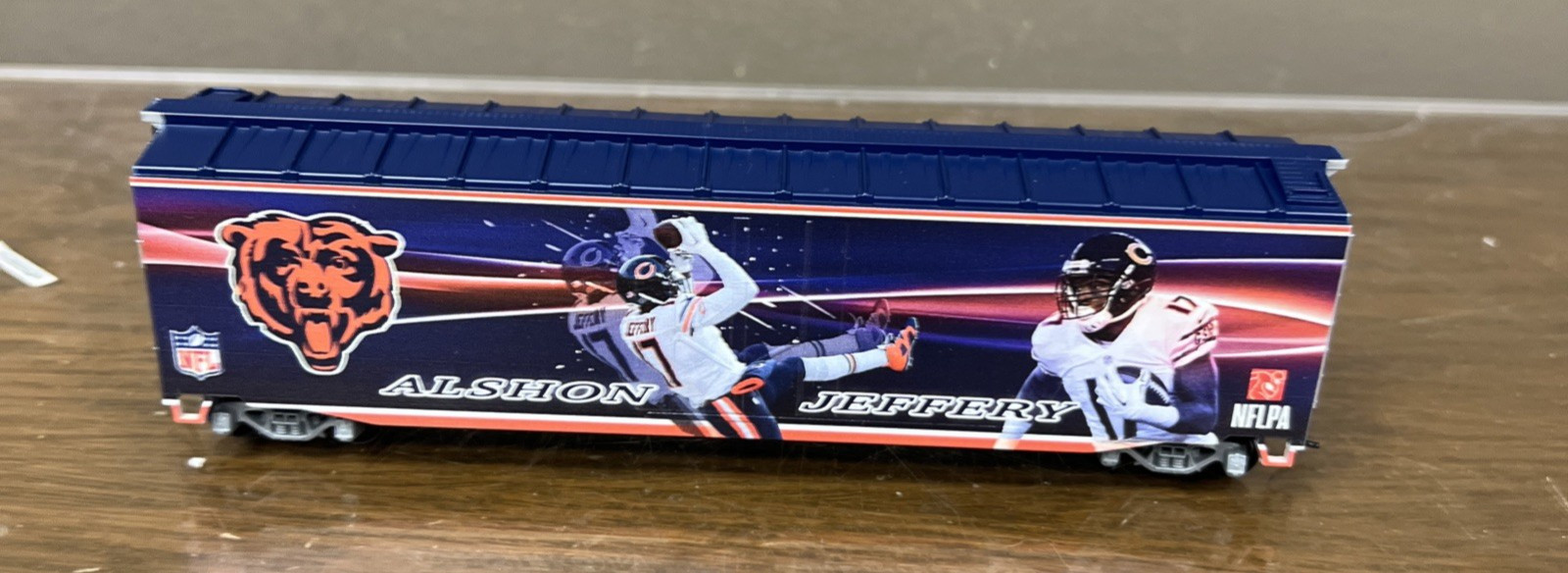 Bradford Exchange Chicago Bears Alshon Jeffery Box Car With COA No Tracks