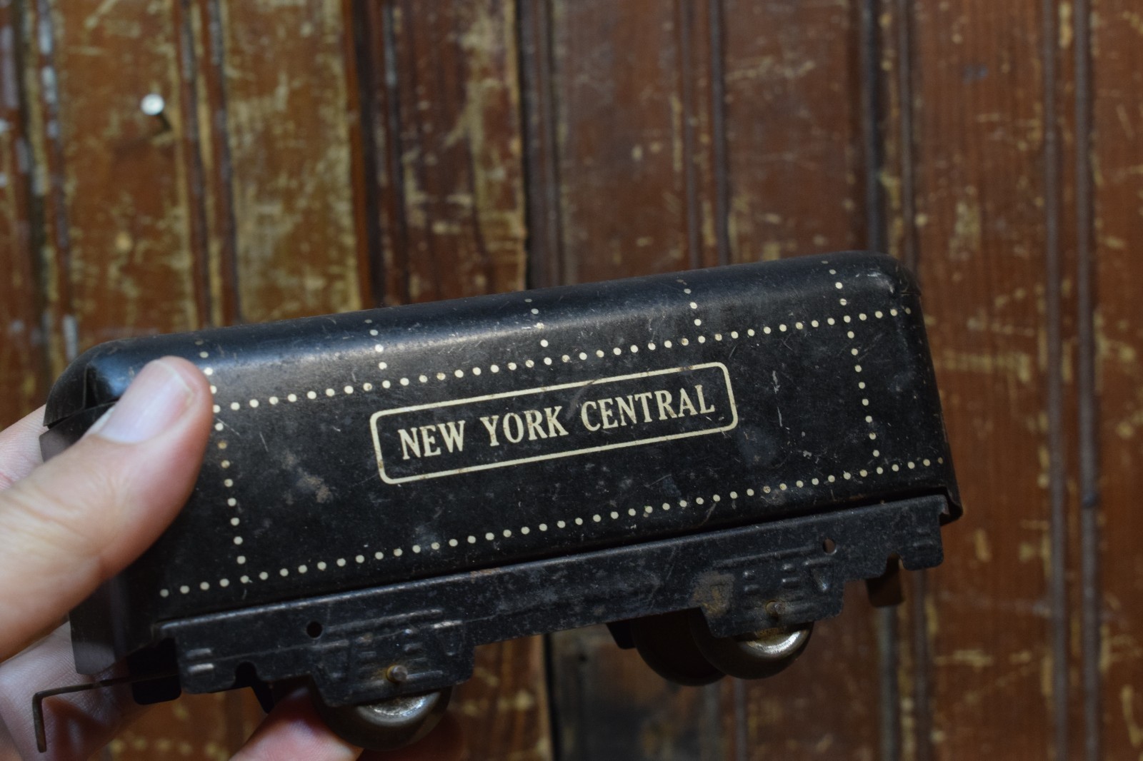 MARX NEW YORK CENTRAL OIL TENDER CAR TIN LITHO O GAUGE TRAIN CIRCA 1938-1942