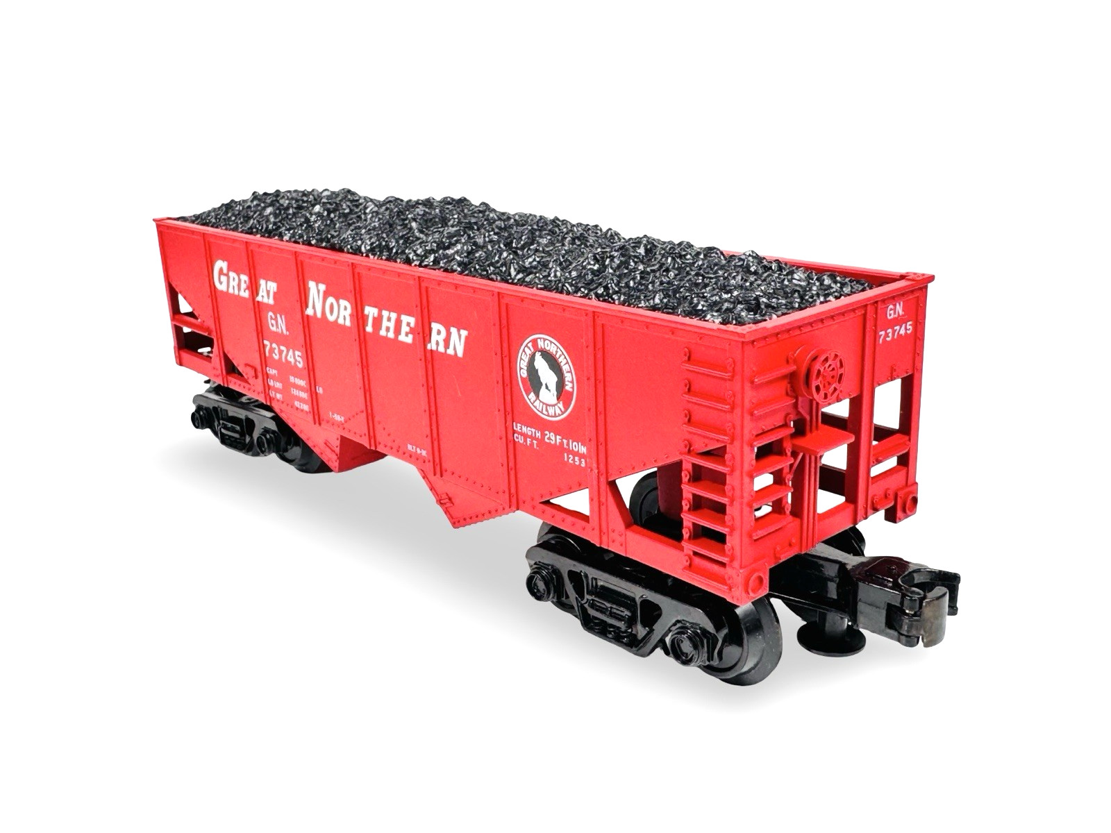 Atlas O Gauge Industrial Rail Great Northern (#604) Steam Locomotive Freight Set