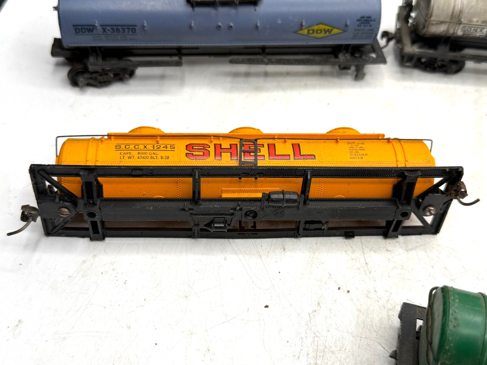 Tyco AHM Lionel HO Model Train SHELL, SINCLAIR Oil Tanker Single Dome Cars LOT