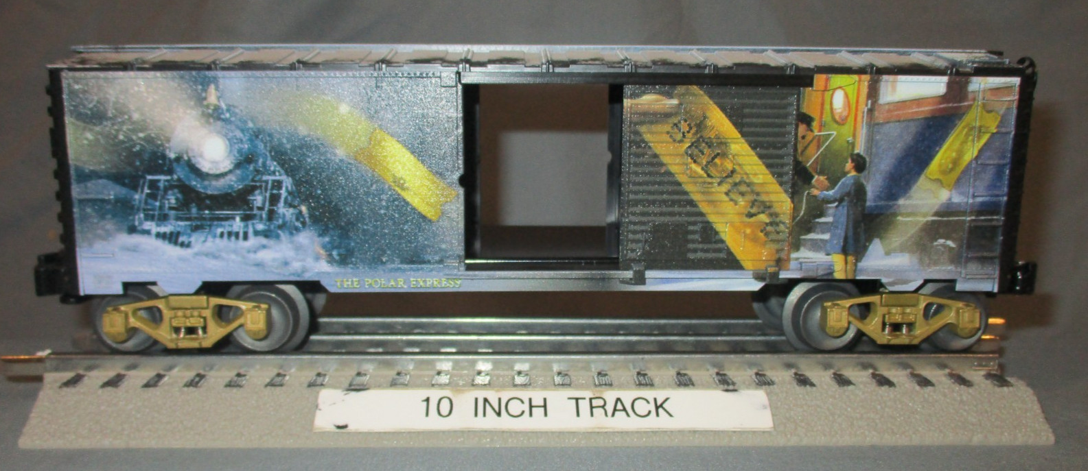 Lionel 83646 Christmas Polar Express Ticket Metal Frame Boxcar O/027 ga. ’16 USA