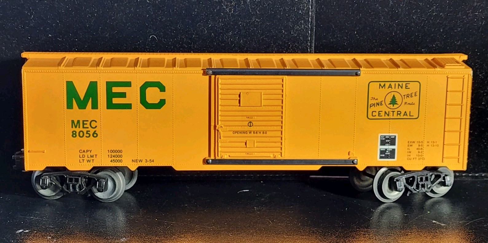 MAINE CENTRAL M.E.C. Boxcar O Scale O Gauge. Our XS64