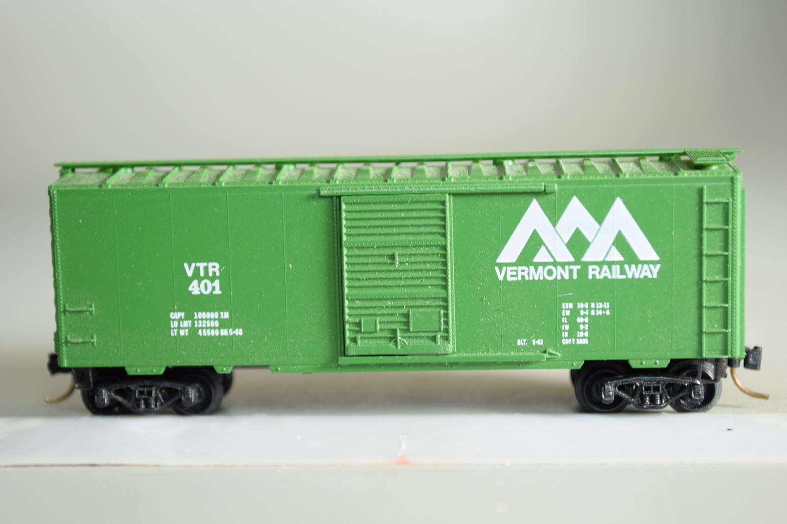 5360 N Scale Micro-Trains VTR VERMONT RAILWAY 40′ BOX CAR