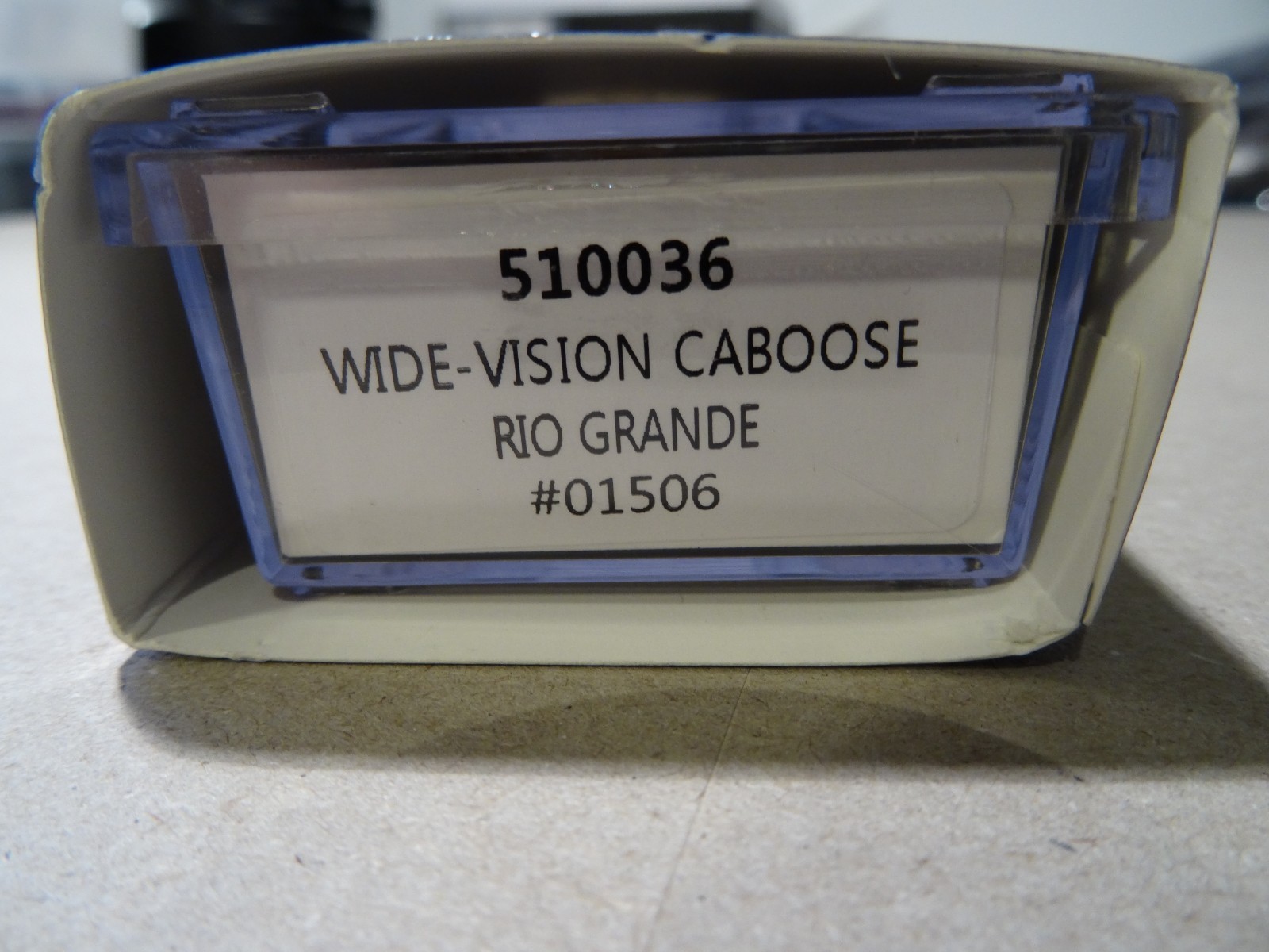 RAPIDO trains Inc. #510036 Wide- Vision Caboose Rio Grand #01506, N scale
