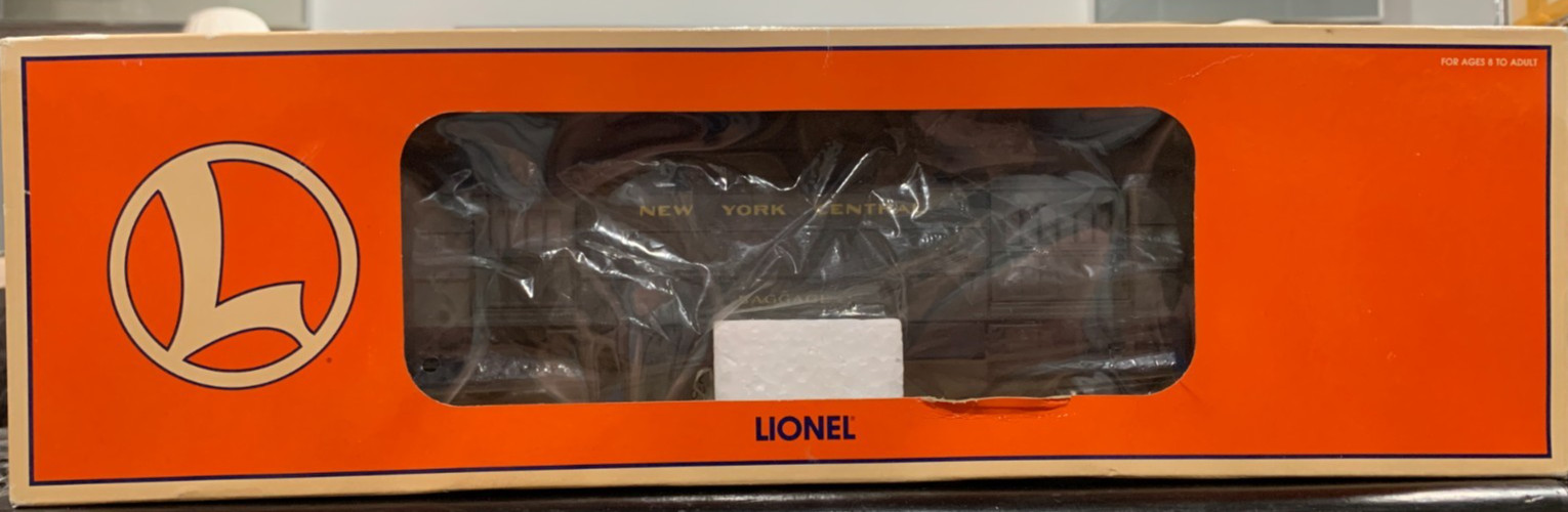 Lionel 6-19056 NYC Pullman Heavyweight Baggage Car O Scale (1/48), LN