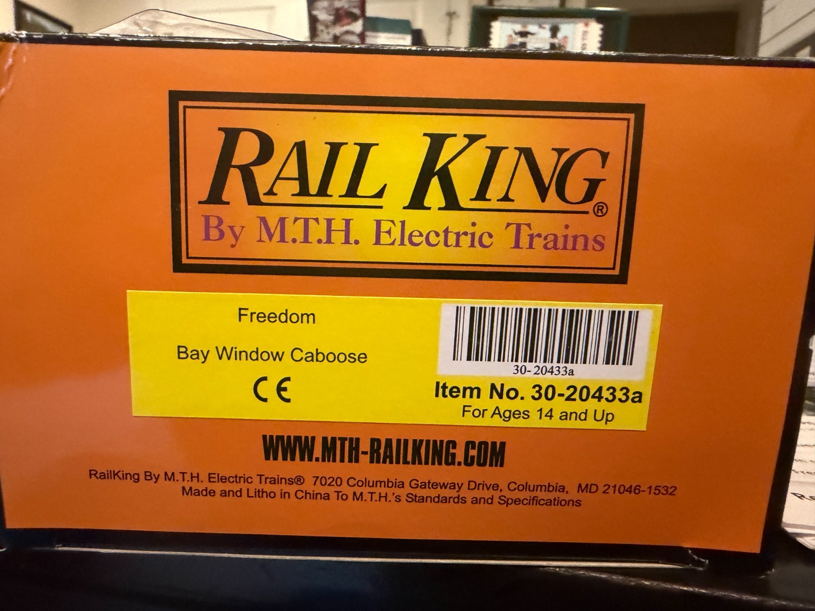 MTH 30-20433a Freedom Bay Window Caboose NIB