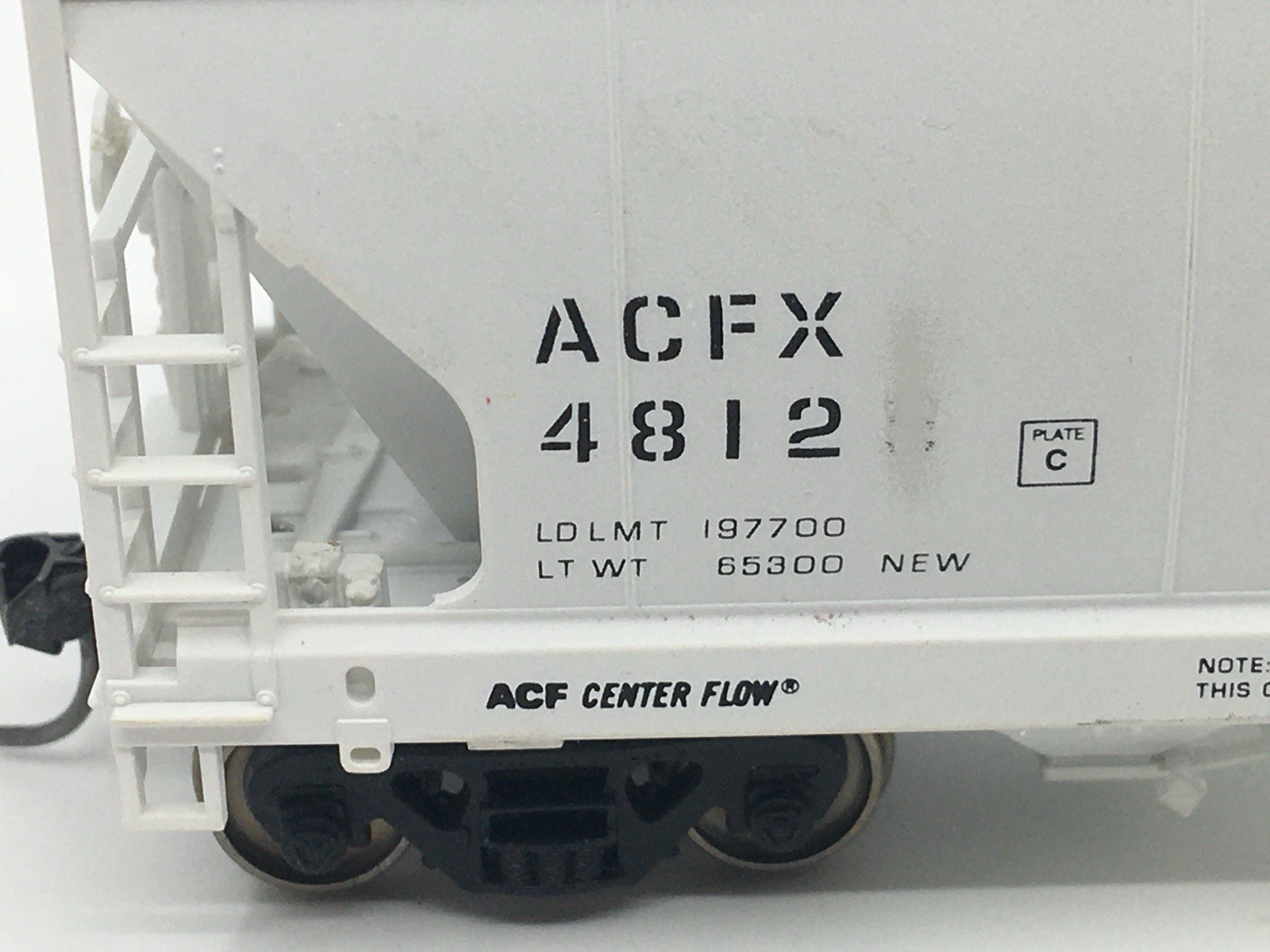 HO Accurail DBK Dry Branch Kaolin ACF 3-Bay Covered Hopper Car ACFX #4812
