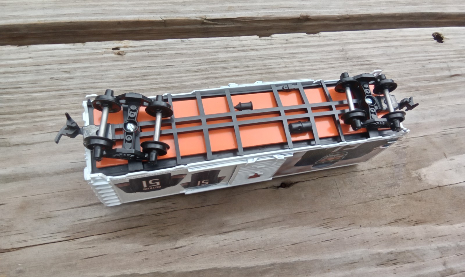 MLB NHL NFL NBA PGA PLAYER HO scale train boxcar athearn custom train BOXCAR