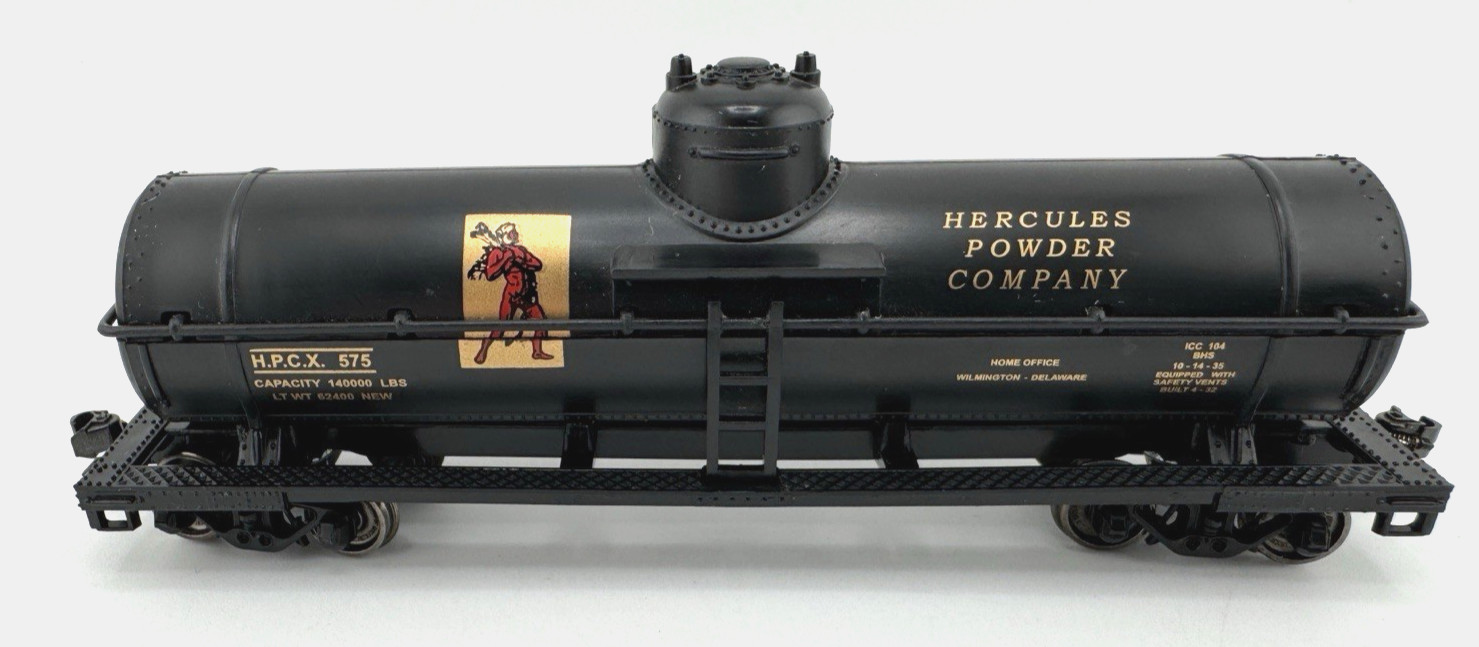 Model Power 98130 HO Scale Hercules Powder Chemical Tank Car Road #575