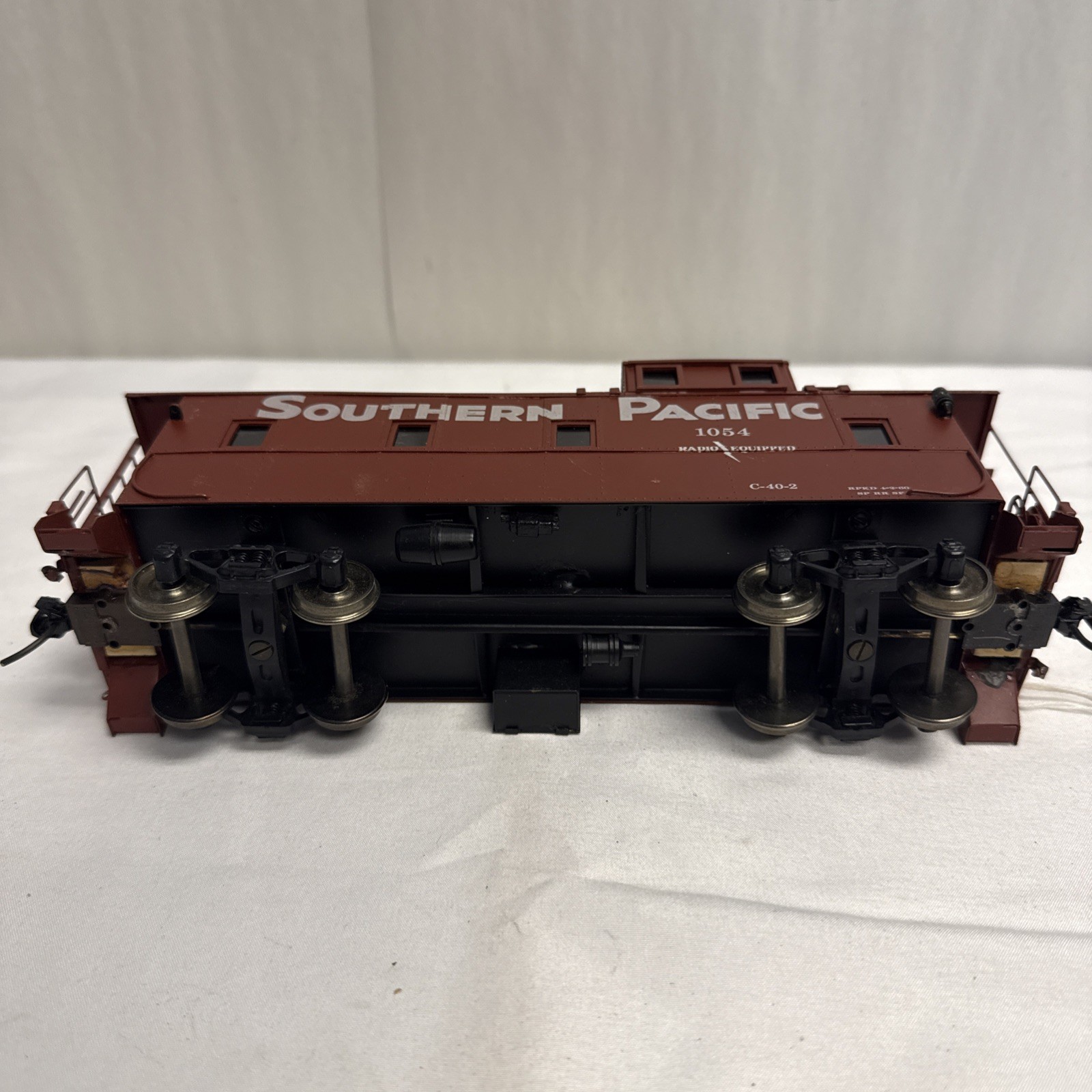 Southern Pacific SP #1054 C-40-2 Brown Cupola Caboose Freight Train Car (NB)