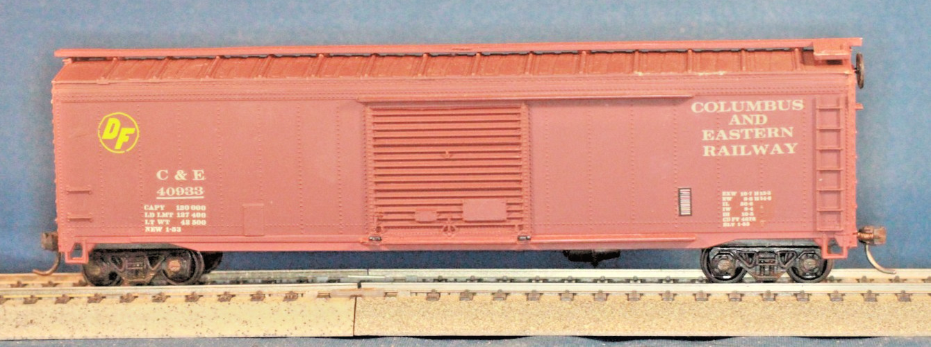 JP HO Athearn 50′ Single Door Boxcar Columbus & Eastern Railway C&E 40933