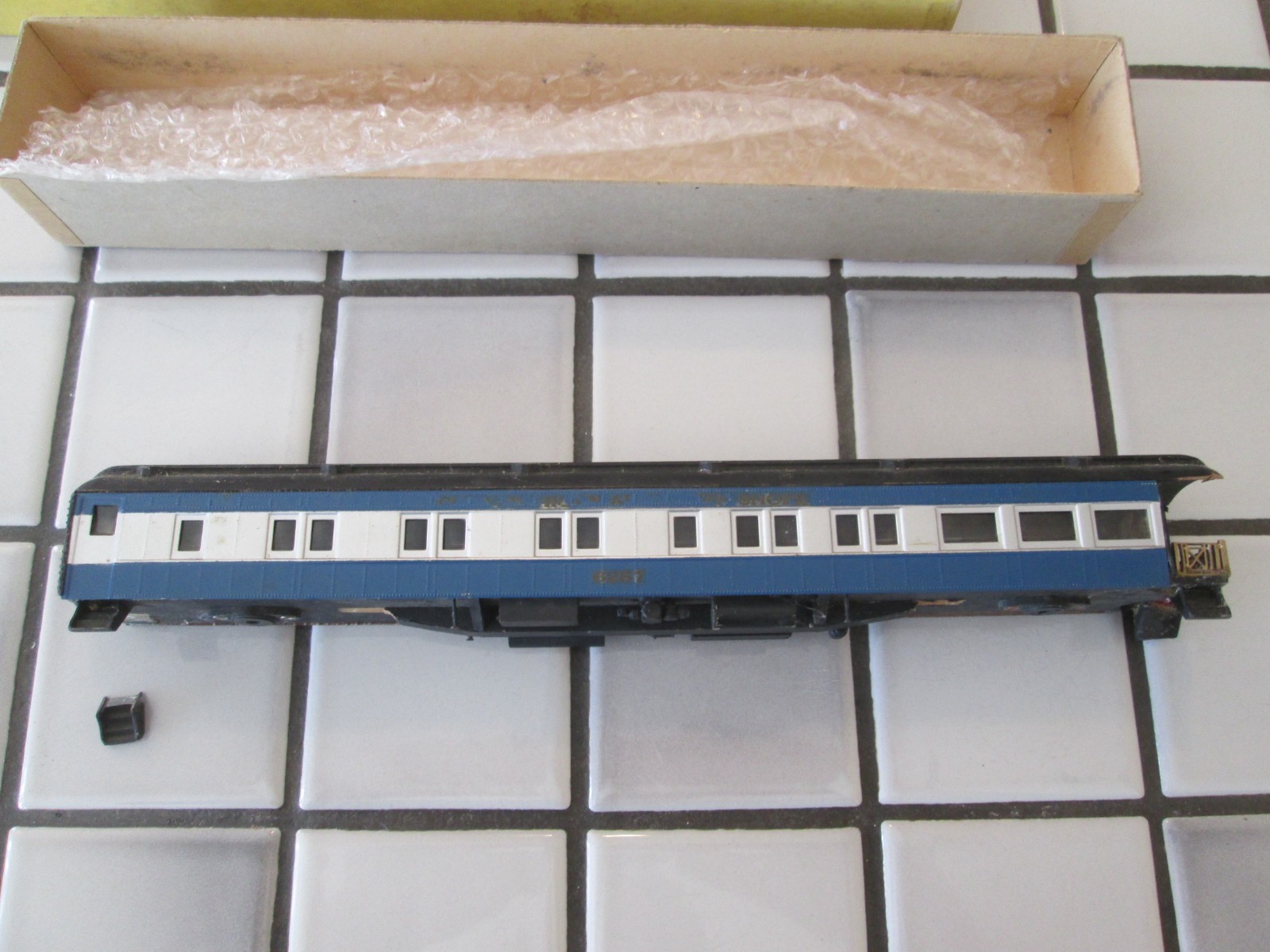 very old sampson models wood/metal passenger car HO SCALE