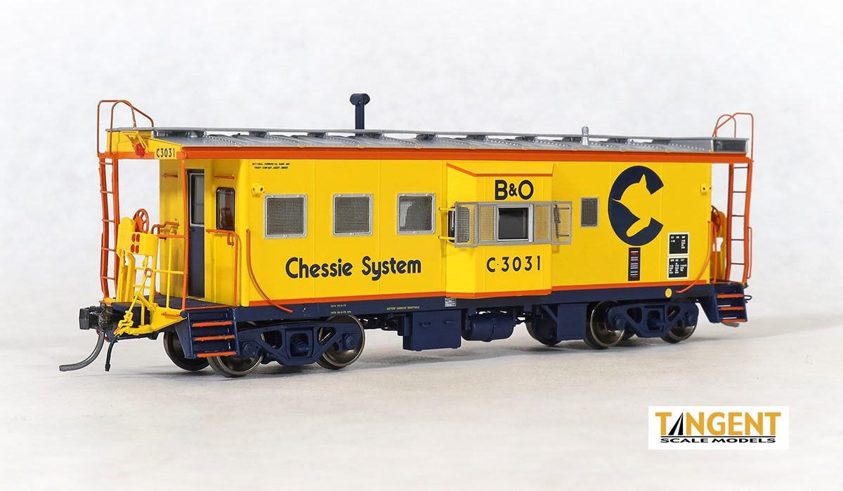 Tangent Scale Models Chessie System I-18 ICC Bay Window Caboose 60026 B&O 1979+