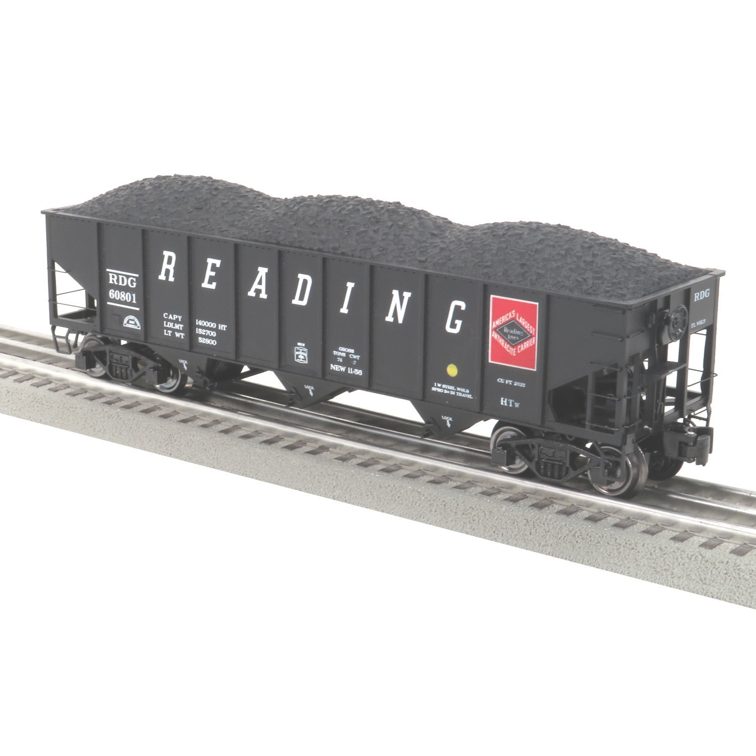 RMT 66220 Reading 70 Ton Hopper Car, O Gauge NIB